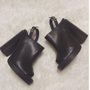 Zara Peep Toe Mules